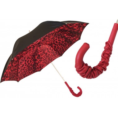 Зонт женский Red Leopard