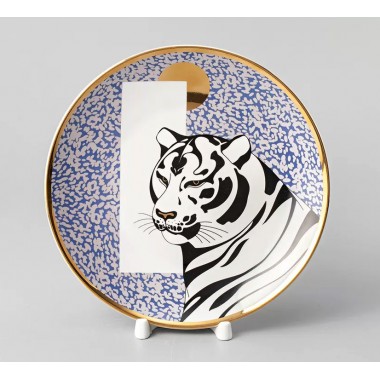 Декоративная тарелка Тигр. В ожидании сказки
